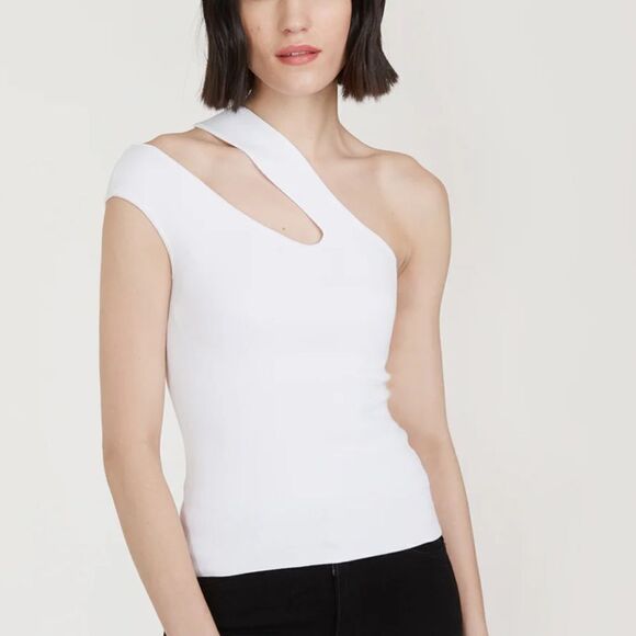 Autumn Cashmere Slash One Shoulder Tank - Picture 2 of 6